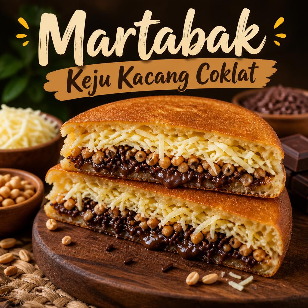 Keju Kacang Coklat Medium Martabak 999 Asli Bandung